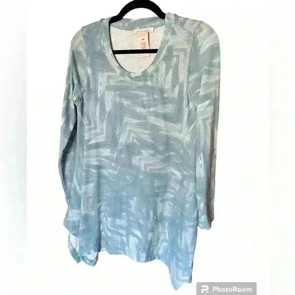 Philosophy Tunic Women’s Arrow Graphic Top Size Medium - Picture 1 of 7